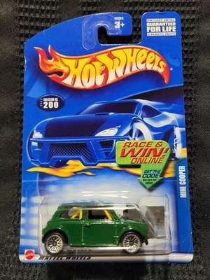 Morris Mini Cooper 1967 Hot Wheels. Raro, ¡VHTF! Tarjeta azul '02. Nº Coleccionista 200. Foto 1 de 4