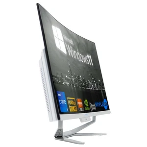 All In One I9 27" Curved Win 11 Ram 32Gb Ssd 2Tb Gpu Gtx1650 Pc Gaming Editing - Bild 1 von 8
