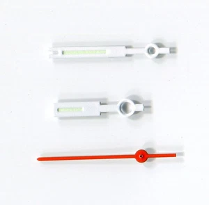 Bulova Accutron Spaceview bemalte weiße Stabzeiger leuchtend - Bild 1 von 1