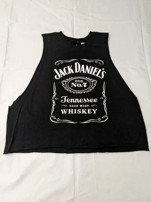 2016 Jack Daniels Whiskey Cropped T-Shirt - Men's XL - Image 1 of 4