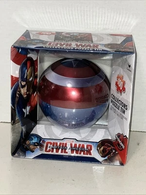 Rompecabezas Marvel Guerra Civil Capitán América Escudo de hojalata Esfera 100 Rompecabezas Vengadores Foto 1 de 4