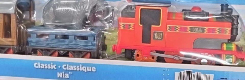 Thomas & Friends Trackmaster Motorizado Clásico Nia Motor Con Coche Elefante Foto 1 de 4