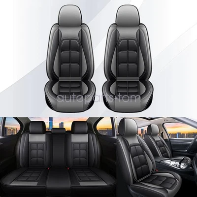 For Nissan ARIYA Sentra Versa X-Trail Z PU Leather 5 Seats Car Seat Cover Pad - Image 1 of 4