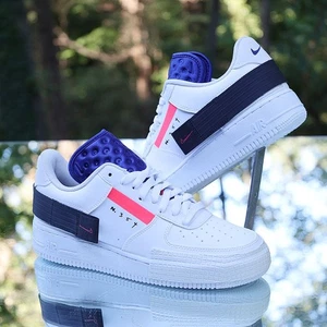 Nike Air Force 1 Drop Type Summit White Men’s Size 9 Custom CI0054-100 - Picture 1 of 13