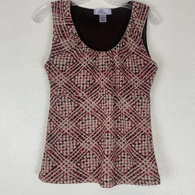 Nine & Co Top Womens Medium Babydoll Y2K 90s Mesh Lightweight Lined Boho Indie - Image 1 of 4