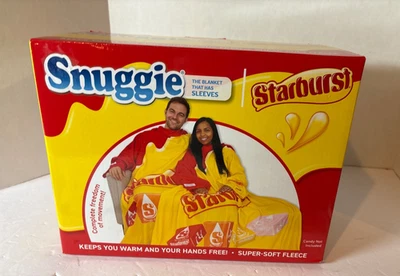 Snuggie Starburst Blanket w/ Sleeves- NIB-71X54" (272EF) - Image 1 of 4