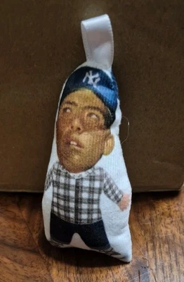 1952 RC Mickey Mantle New York Yankees Stuffed Boy Doll X-Mas Ornament  5" - Image 1 of 4