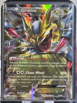 Giratina EX 57/98 XY Ancient Origins Ultra Rare 2015 TCG Card - Image 1 of 2