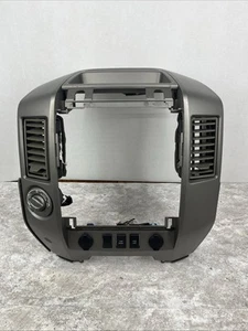 2004-2007 Nissan Armada TITAN Radio Bezel Center Dash Trim Vents REPAIRED READ! - Picture 1 of 24