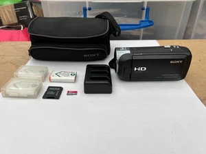 Sony Handycam HDR-CX240E Full HD Camcorder – w batteries, case & charger - Picture 1 of 14