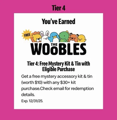 McDonald’s CODE The Woobles Free Mystery Kit & Tin (w/ Purchase) Monopoly Perks