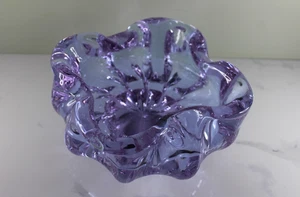 De colección Tiffin Cambio de Color Alejandrita Neodimio Vidrio Cuenco/Cenicero para Puros MCM - Imagen 1 de 10