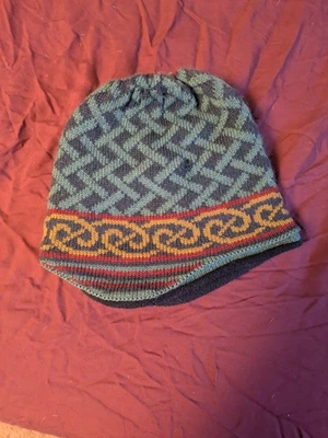 Vintage Patagonia Hat Beanie One Size Fair Isle Wool Blend Capilene 90s Medium - Image 1 of 4