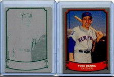 1/1 YOGI BERRA NY YANKEES 1988 PACIFIC LEGENDS PRINTING PLATE NEW YORK METS MGR.