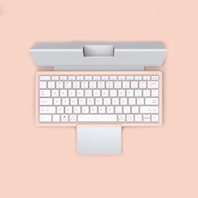 Bluetooth keyboard touchpad Supportable Rechargeable Portable for PC ipad Mac - Image 1 of 4