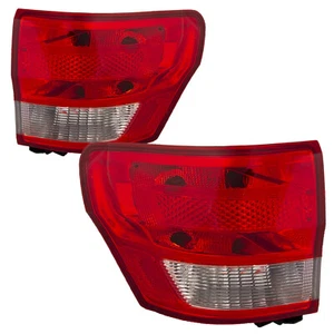 Tail Lights Set Left Driver Right Passenger Fits 2011-2013 Jeep Grand Cherokee - Picture 1 of 5