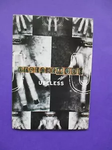 More details for depeche mode useless promo postcard original 1997 2 sided uk mute ultra 