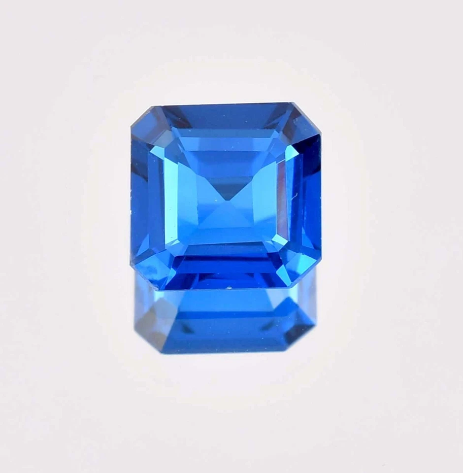 Piedras preciosas de turmalina Mozambique azul océano natural de 9 x 9 mm 4,60 quilates certificadas Foto 1 de 4