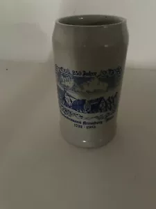 Klosterbrauerrei Kreuzberg / Rhön - jarra de cerveza de piedra grande de 250 años - Imagen 1 de 2