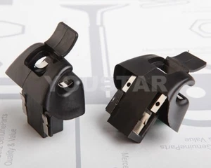 UK LAGER X2 Sonnenblende beleuchtete Halterung Clips SCHWARZ für Mercedes Benz R129 SL500 SL - Bild 1 von 9