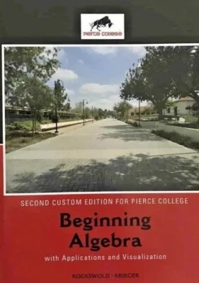 BEGINNING ALGEBRA (Second custom edition for Pierce College) White ACCESS CODE  - Image 1 of 4