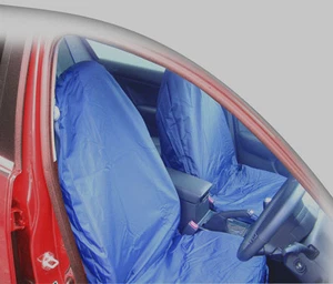 Durable Water Resistant Nylon Car Stain Protection Front Seat Covers - NAVY BLUE - Picture 1 of 1
