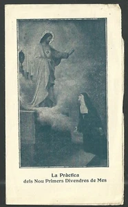 image pieuse ancianne de Sta Margarita de Alacoque estampa holy card santino - Imagen 1 de 1