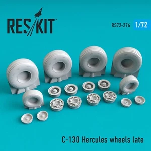 C-130 "Hercules" wheels set late type (weighted) ResKit RS72-0276 Scale kit 1:72 - Picture 1 of 24