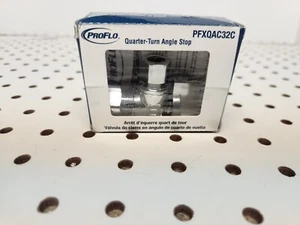 ProFlo PFXQAC32C Vierteldrehung 5/8" x 3/8" Eck-Absperrventil - Bild 1 von 6