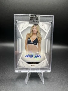 2020 Topps UFC Striking Signatures - Octagon Girl AU #STS-CBL Chrissy Blair /166 - Picture 1 of 2