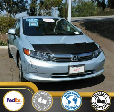 Car Bonnet Hood Bra For Honda Civic Coupe Sedan 12 13 2012 2013 - Image 1 of 2