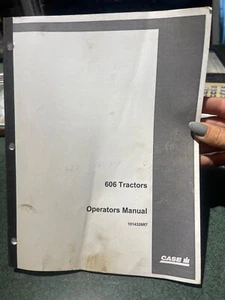 CASE INTERNATIONAL HARVESTER 606 TRACTORS OPERATORS MANUAL PN: 104326R7 USED - Picture 1 of 3