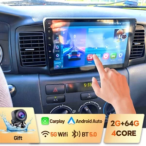 Bluetooth Radio For Toyota Corolla 2003-2008 Car Stereo Android 12 GPS Navi WIFI - Bild 1 von 18
