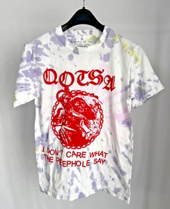 Queens of The Stone Age "I Dont Care What the Peephole Say" Tie&Dye T-shirt Sz S - Picture 1 of 2