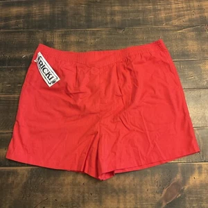 Women's Vintage Red Shorts Ricki By Miss Erika New York XL/L - Picture 1 of 10