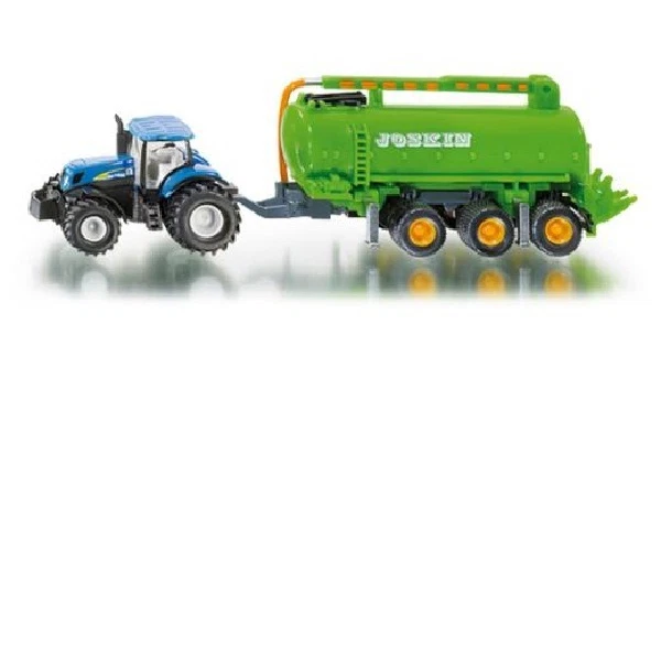 NEW FARMER SIKU 1860 New Holland T7070 Tractor Joskin Tanker 1:87 Diecast Model - Image 1 of 1