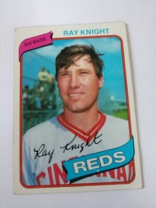 1980 TOPPS RAY KNIGHT . CINCINNATI REDS #174