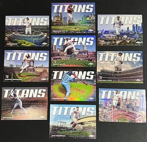 2023 Topps CHROME Update TITANS INSERT You Pick From List - Picture 1 of 1