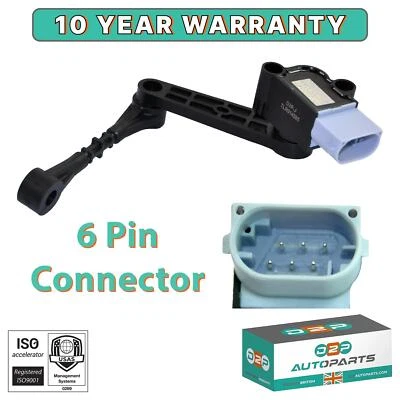 FOR LAND ROVER L320 RANGE ROVER SPORT FRONT SIDE RIDE HEIGHT LEVEL SENSOR 6-PINS - Image 1 of 4