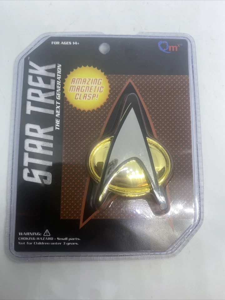 Star Trek The Next Generation 2" Metal Magnetic QMX Communicator Badge - Image 1 of 4