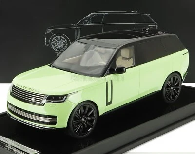 Motorhelix 1/18 Land Rover Range Rover SV Autobiography 2022 Light Green MH026LG - Immagine 1 di 4
