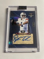 Payton Thorne 2023 Wild Card 7 Card Studs Spade Rookie Auto #d 3/3 Auburn 