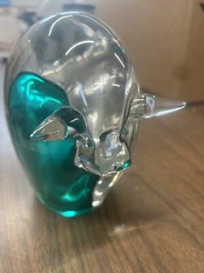 Flavio Poli Glass Bull - Picture 1 of 3