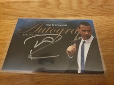 RIO FERDINAND MAN U ENGLAND FUTERA 2013 AUTOGRAPH CARD