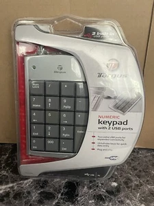 TARGUS Numeric Keypad w/2 USP ports 19 Full Size Keys Data Entry Windows PC NEW. - Picture 1 of 5