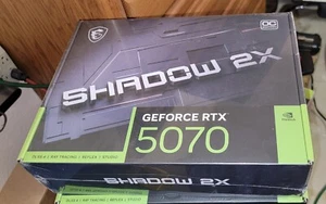 MSI RTX 5070 Shadow 2X Brand New Factory Sealed - Picture 1 of 2