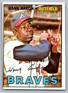 1967 TOPPS #250 HANK AARON BRAVES - Picture 1 of 3