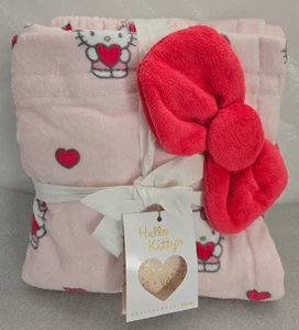 Pottery Barn Teen Hello Kitty Herz Badetuch 53" x 27" rosa bunt - Bild 1 von 2