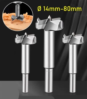 Ø 14mm - 80mm Forstnerbohrer Scharnierbohrer Astlochbohrer Holzbohrer Hartmetall - Bild 1 von 4