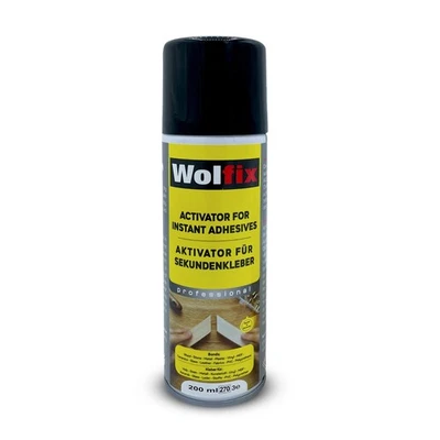 Wolfix Aktivator für Sekundenkleber 200ml Spray Superkleber Aktivatorspray - Bild 1 von 4